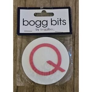 Bogg Bag Bits, Letter Q, Pink, NEW In Package Accessory Decorate Alphabet